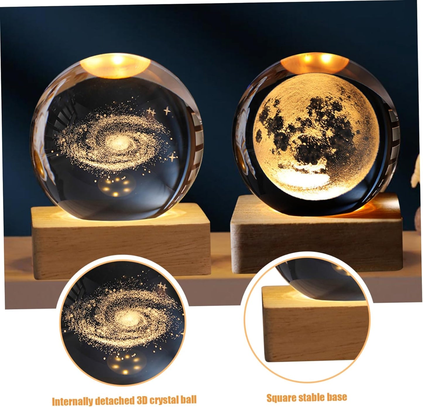 CRYSTAL BALL NIGHT LAMP