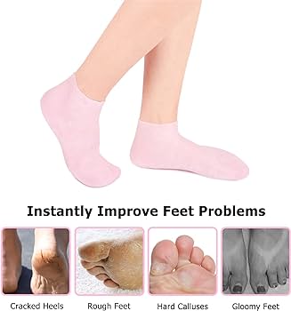 Silicone Moisturising Gel Socks
