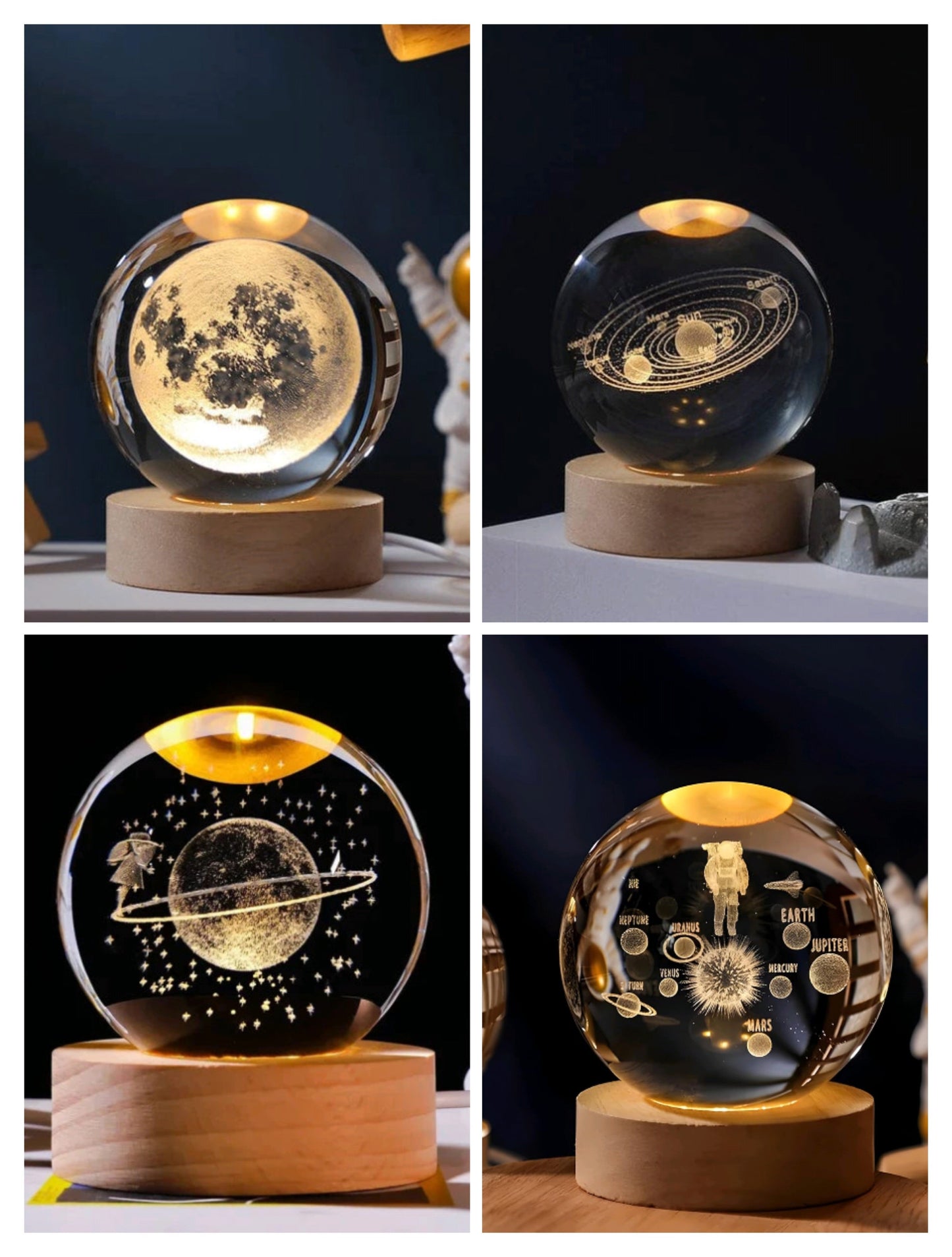 CRYSTAL BALL NIGHT LAMP