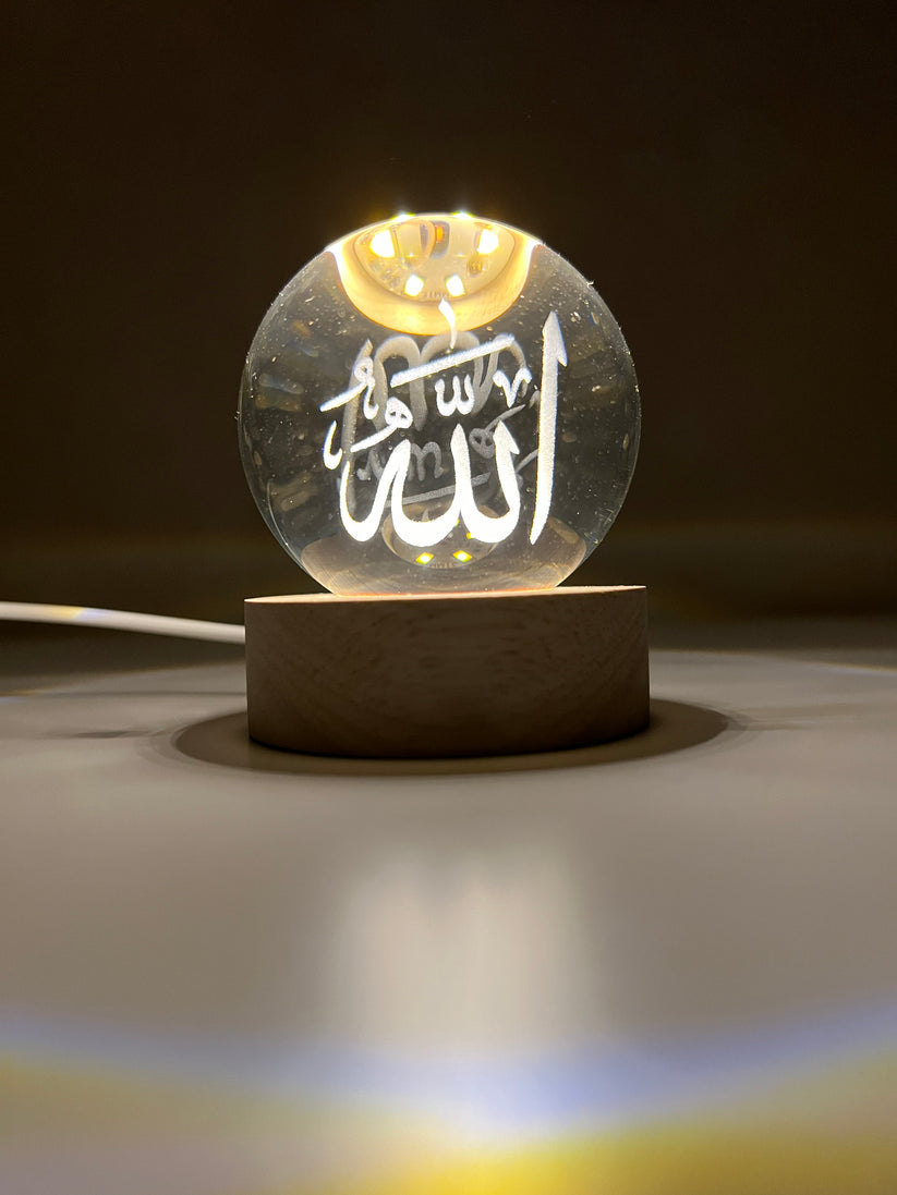 CRYSTAL BALL NIGHT LAMP