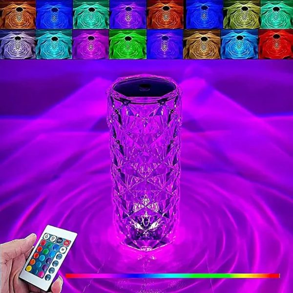 Crystal Table Lamp,RGB