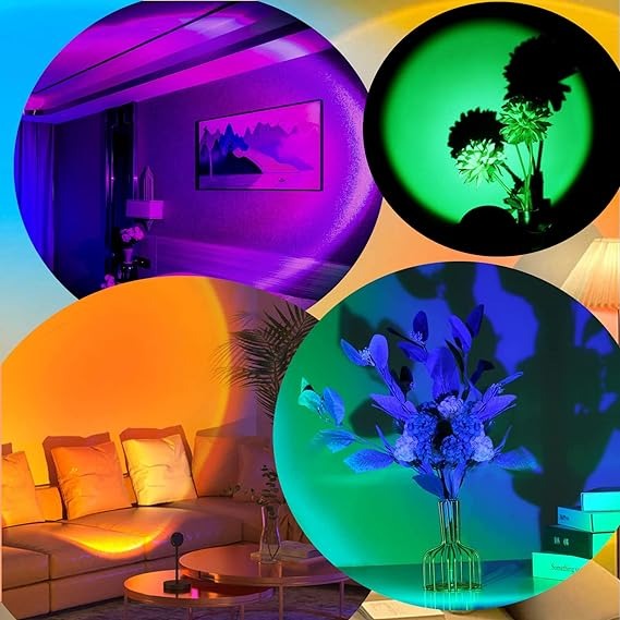 Sunset LED Projector Lamp,