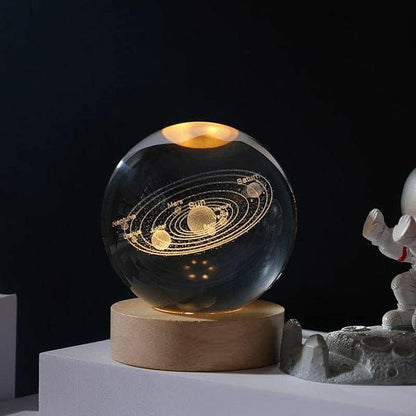 CRYSTAL BALL NIGHT LAMP