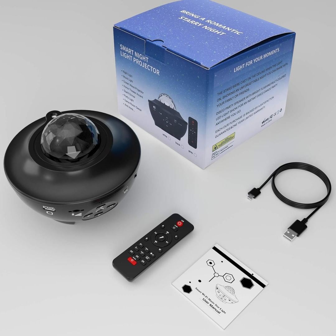 GALAXY PROJECTOR WITH SPEAKER