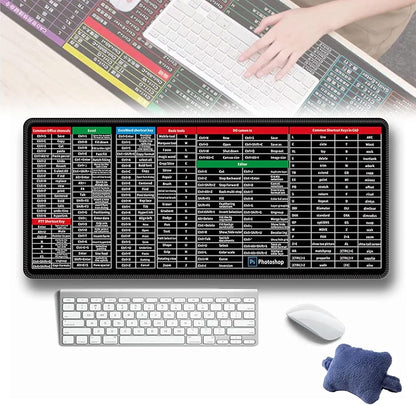 KEYBOARD SHORTCUT MAT FOR GAMERS/OFFICE