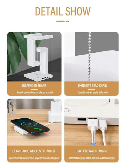 Floating Wireless Charging Table Lamp