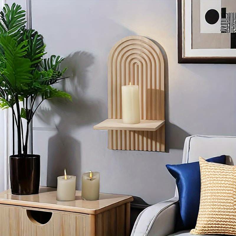 Floating Wooden Shelves