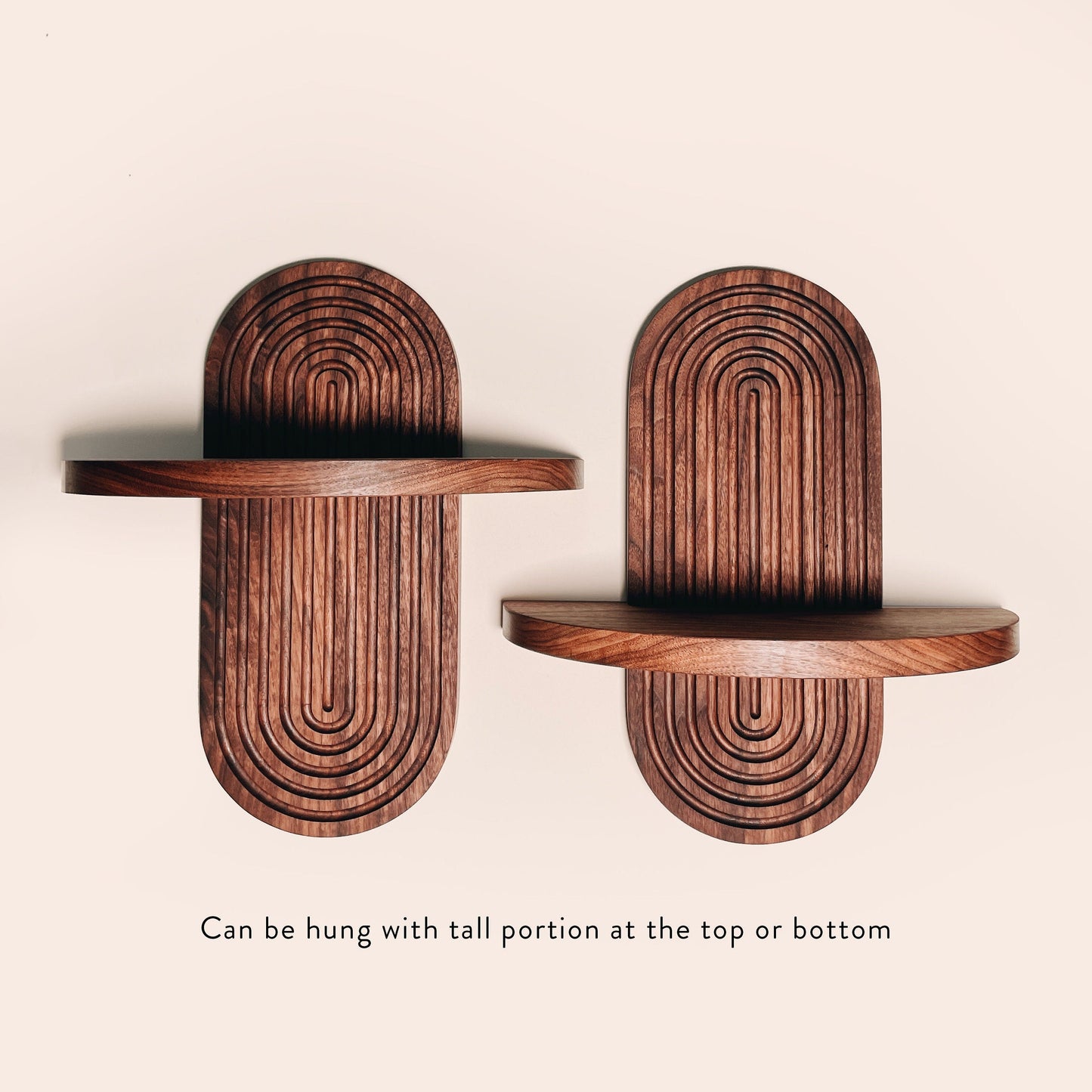Vintage Vibes Wooden Floating Wall Shelf
