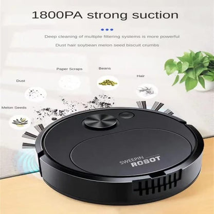Portable Mini Wireless Smart Sweeping Robot Rechargeable Cleaning Machine Vacuum Cleaner For Home Office