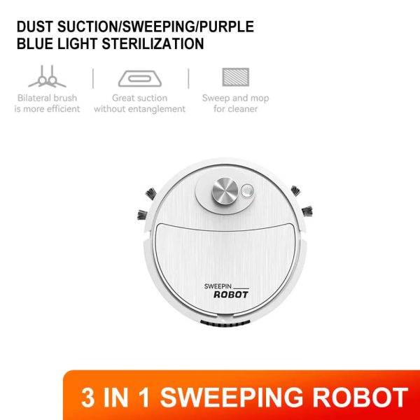 Portable Mini Wireless Smart Sweeping Robot Rechargeable Cleaning Machine Vacuum Cleaner For Home Office