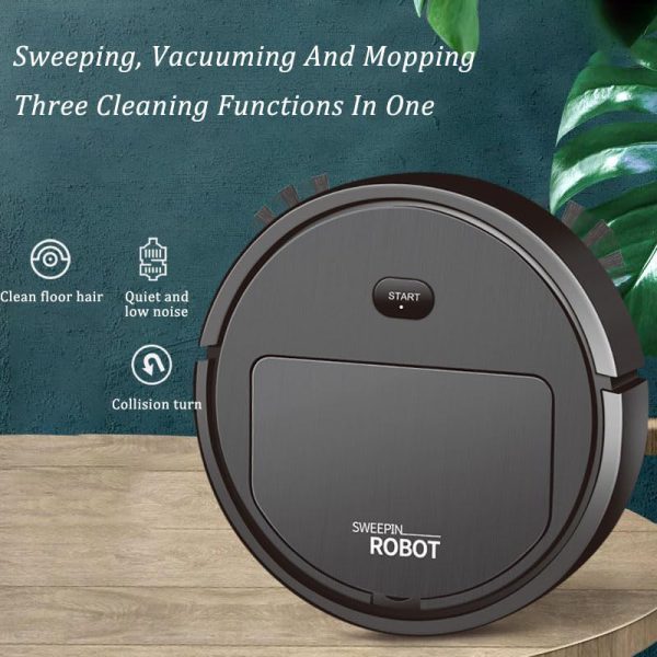 Portable Mini Wireless Smart Sweeping Robot Rechargeable Cleaning Machine Vacuum Cleaner For Home Office