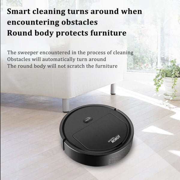 Portable Mini Wireless Smart Sweeping Robot Rechargeable Cleaning Machine Vacuum Cleaner For Home Office