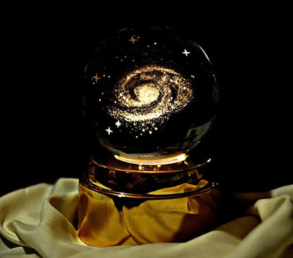 ROTATING CRYSTAL BALL LAMP