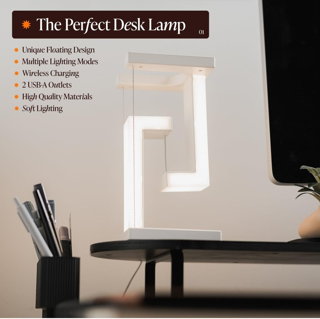 Floating Wireless Charging Table Lamp