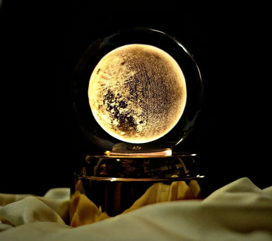 ROTATING CRYSTAL BALL LAMP