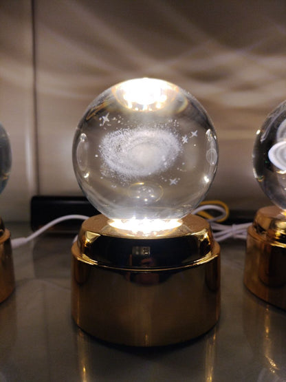 ROTATING CRYSTAL BALL LAMP
