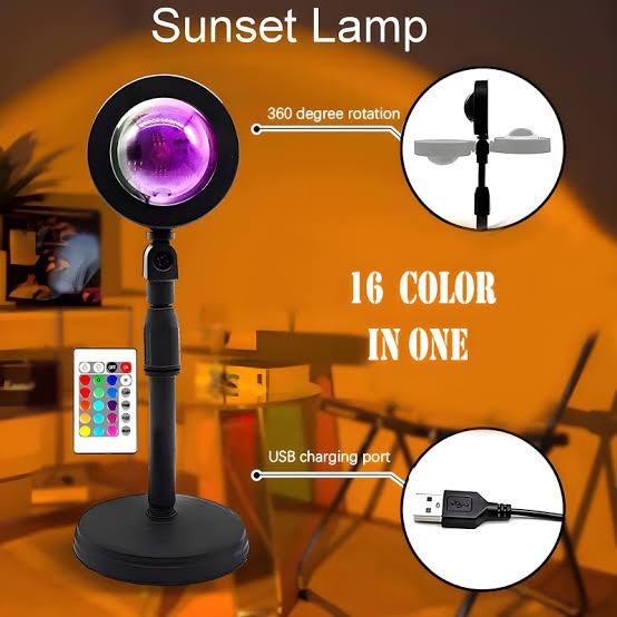 Sunset LED Projector Lamp,